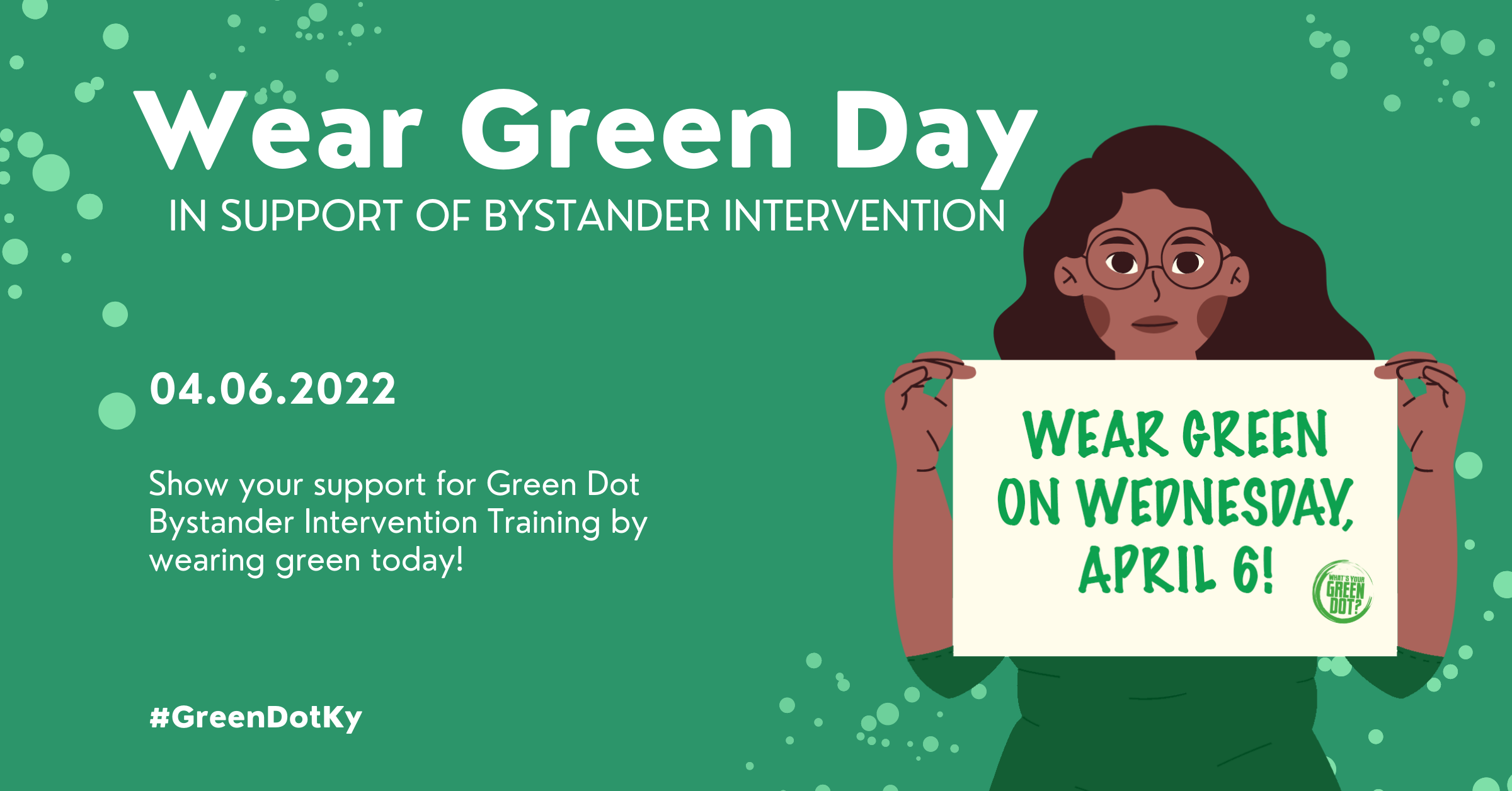 April 6, Wear Green Day